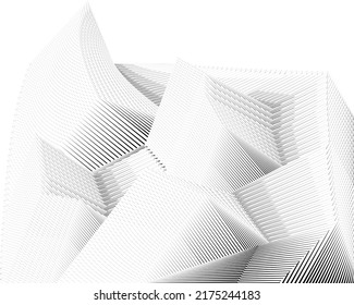 Abstract halftone lines background, minimal geometric dynamic pattern, vector modern design texture.