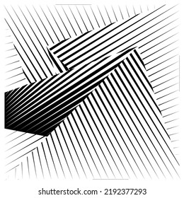 Abstract halftone lines background, minimal geometric dynamic pattern, vector modern design texture.