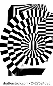 fondo abstracto de las líneas de semitonos, patrón geométrico del arte superior, textura moderna del diseño del vector