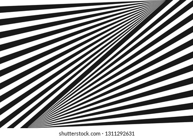 Abstract halftone lines background, trendy black and white geometric pattern, vector modern design texture.