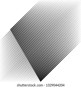 Abstract halftone lines background, trendy geometric pattern, vector modern design texture.