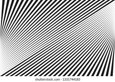 Abstract halftone lines background, trendy geometric black and white pattern, vector modern design texture.