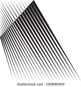 Abstract halftone lines background, trendy geometric dynamic pattern, vector modern design texture.
