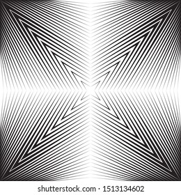 Abstract halftone lines background, trendy geometric dynamic pattern, vector modern design texture.