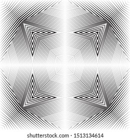 Abstract halftone lines background, trendy geometric dynamic pattern, vector modern design texture.