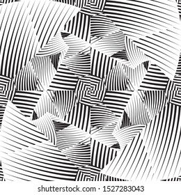 Abstract halftone lines background, trendy geometric dynamic pattern, vector modern design texture.
