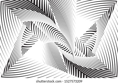 Abstract halftone lines background, trendy geometric dynamic pattern, vector modern design texture.