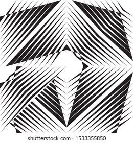 Abstract halftone lines background, trendy geometric dynamic pattern, vector modern design texture.