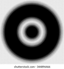 Abstract Halftone Lines Background. Vector Illustration