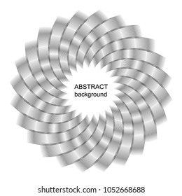 Abstract halftone lines circle background. Creative geometric pattern. Vector modern design black lines background.
