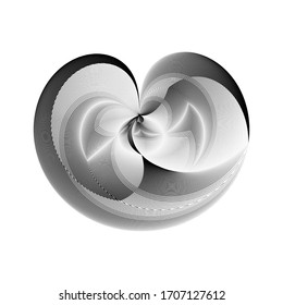 Abstract halftone lines circle background, geometric dynamic pattern, vector modern design texture.