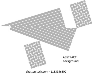 Abstract halftone lines geometric shapes background. Vector modern design pattern, banner, texture.