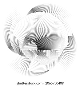 Abstract halftone lines light background, geometric dynamic pattern, vector modern design texture.
