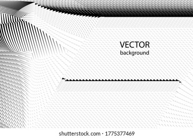 Abstract halftone lines mock up background, geometric dynamic pattern, vector modern design texture for banner, business card, flyer, cover, poster, decoration.