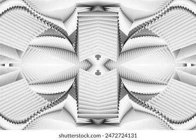 abstract halftone lines seamless background, geometric dynamic pattern, vector modern design texture