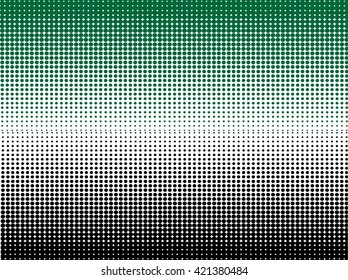 Abstract halftone logo design element