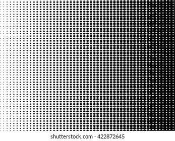 Abstract halftone logo design element