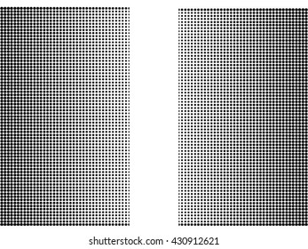 Abstract halftone logo design element