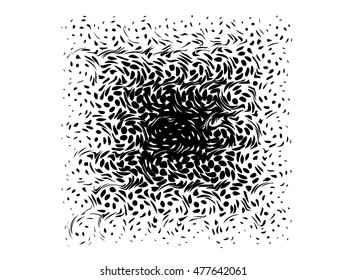 Abstract halftone logo design element.Grunge stripe. Vector illustration.