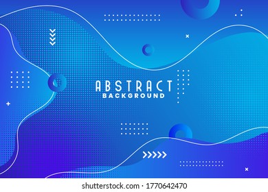 Resumen Fondo azul minimalista de semitono medio. colores de tendencia brillante Diseño gráfico creativo para afiches, sitios, impresión. Media tonalidad de gradiente de línea del vector. cuadro para texto Gráficos de arte moderno.