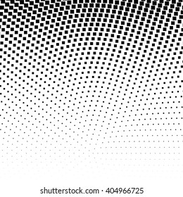 Abstract halftone monochromatic background. Stock vector.