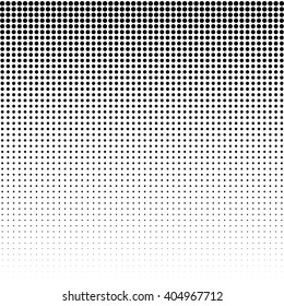 Abstract halftone monochromatic background. Stock vector.