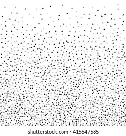 Abstract halftone monochromatic background. Stock vector.