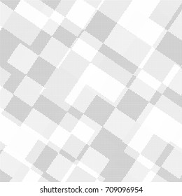 Abstract halftone monochrome geometric pattern. Abstract background template vector illustration