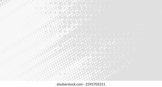 Abstract halftone on white background. Vector dots glitter or halftone glitter pattern texture design abstract art