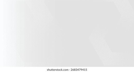 Abstract halftone on white background. Vector modern hexagon