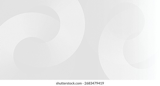 Abstractas semitono sobre fondo blanco. Vector Modern Circle