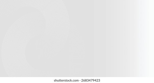 Abstract halftone on white background. Vector modern circle