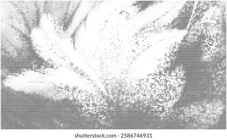 Abstract Halftone Pattern Background Dotted