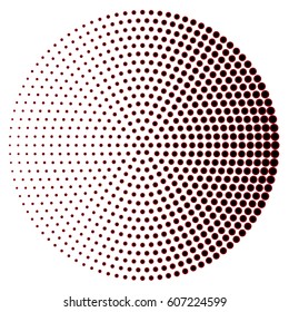 Abstract halftone pattern background. Vector modern futuristic texture for posters, sites, business cards, postcards, interior design. Template for logo, labels and stickers.