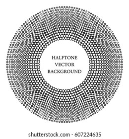 Abstract halftone pattern background. Vector modern futuristic texture for posters, sites, business cards, postcards, interior design. Template for logo, labels and stickers.