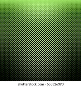 Abstract halftone pattern design background from pink diagonal squares in varying sizes on black - vector graphic