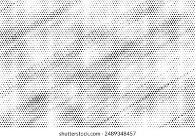 Abstract halftone pattern dot background texture overlay grunge distress linear vector. Retro comic background halftone dots, pop art style. Vector illustration.