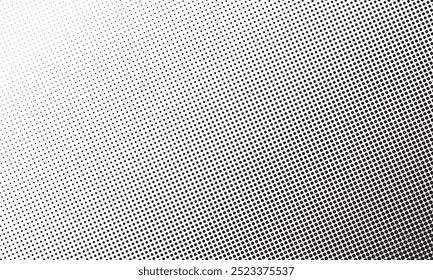 Abstract halftone pattern dot background texture. Overlay grunge dots distress linear vector.