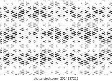 Abstract halftone pattern dot background texture. Overlay grunge dots distress linear vector.