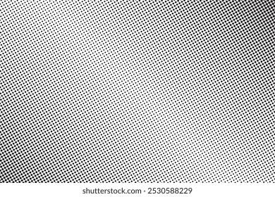 Abstract halftone pattern dot background texture. Overlay grunge dots distress linear vector.