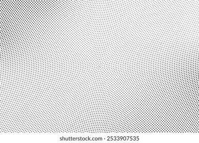 Abstract halftone pattern dot background texture. Overlay grunge dots distress linear vector.