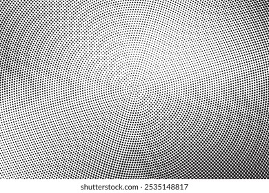 Abstract halftone pattern dot background texture. Overlay grunge dots distress linear vector.