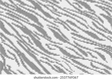 Abstract halftone pattern dot background texture. Zebra effect stipe dotted overlay grunge dots distress linear vector.	
