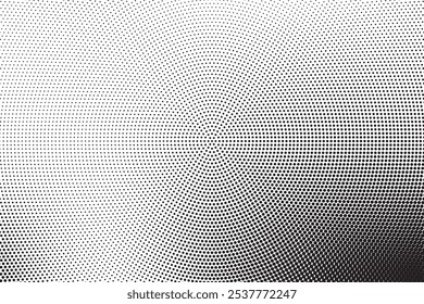 Abstract halftone pattern dot background texture. Overlay grunge dots distress linear vector.