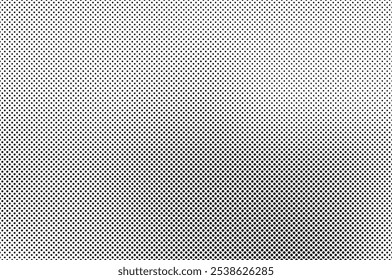 Abstract halftone pattern dot background texture. Overlay grunge dots distress linear vector.