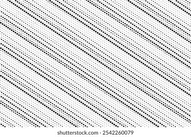 Abstract halftone pattern dot background texture. Overlay grunge dots distress linear vector.