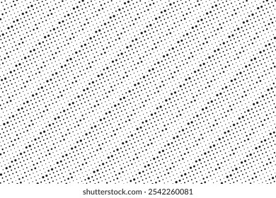 Abstract halftone pattern dot background texture. Overlay grunge dots distress linear vector.