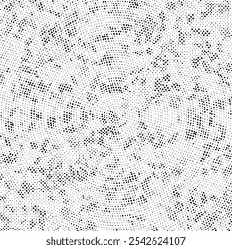 Abstract halftone pattern dot background texture. Overlay grunge dots distress linear vector.