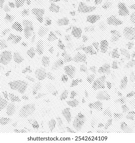 Abstract halftone pattern dot background texture. Overlay grunge dots distress linear vector.