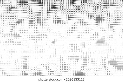 texture d'arrière-plan à pois motif demi-teinte Abstrait. Superposer des points grunge Image vectorielle linéaire de détresse.